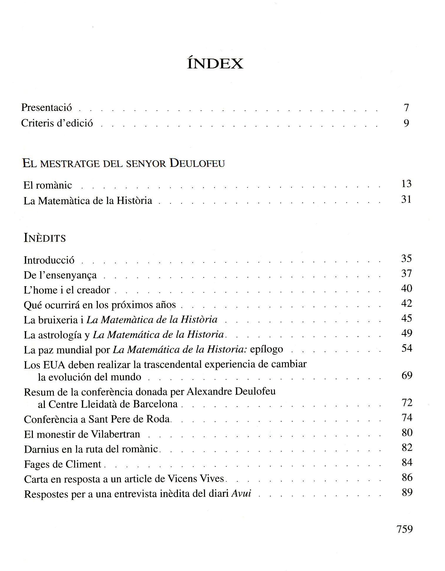 Alexandre Deulofeu : Els darrers mots : Articles i altres escrits - Miniatura 2